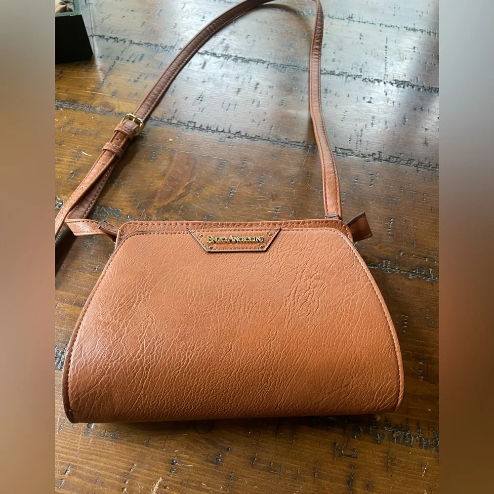 Enzo Angiolini Brown Leather Purse